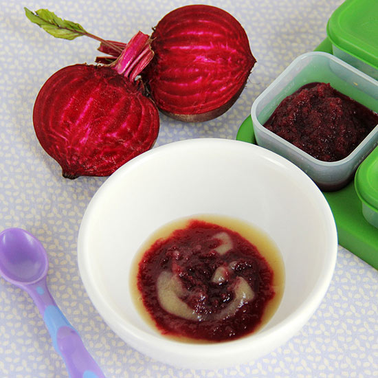 Serve Beet Puree With Applesauce