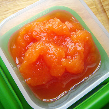 Freeze Leftover Papaya Puree