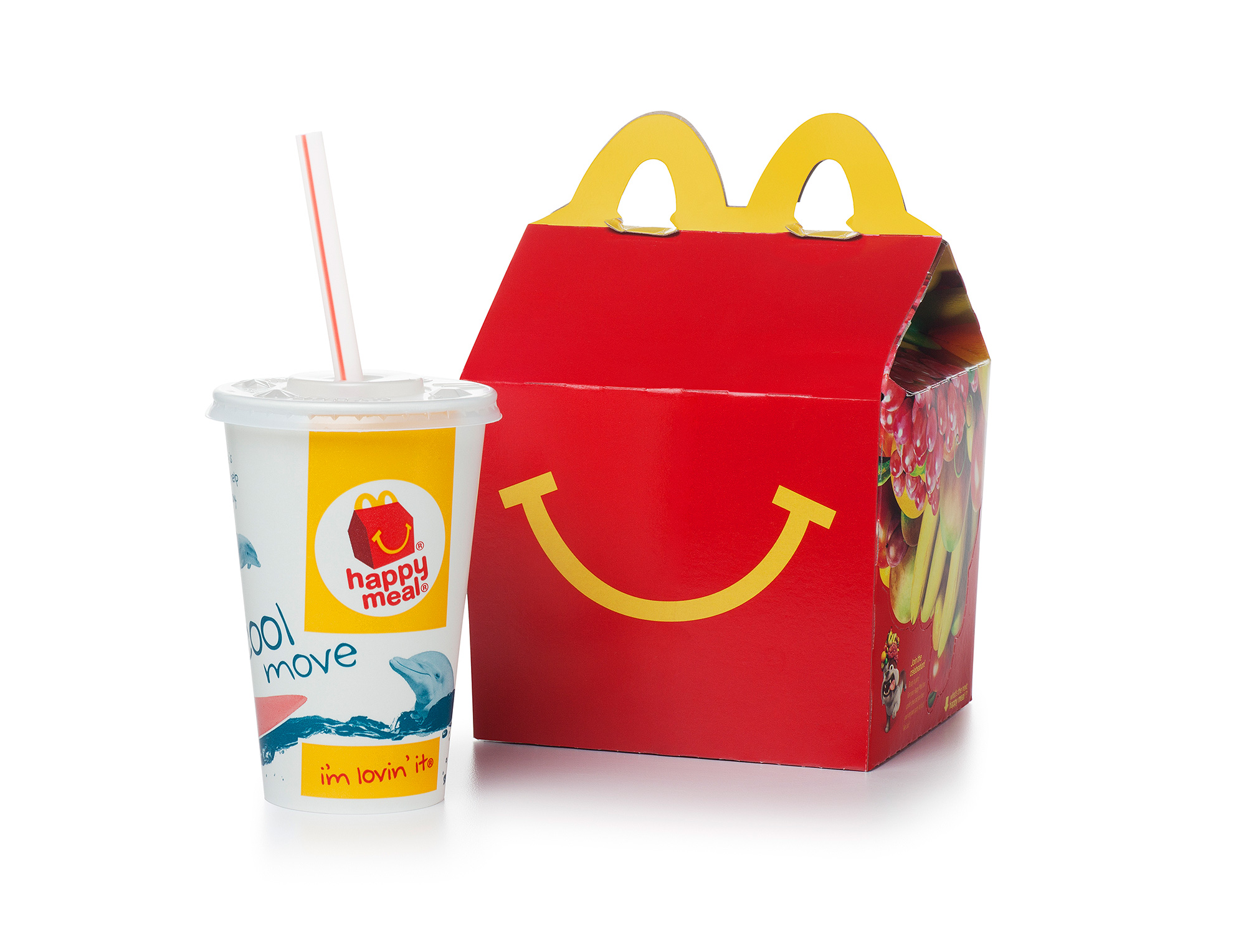 McDonalds Happy Meal and Drink