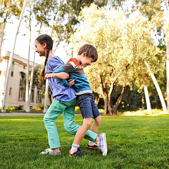 Kids playing game